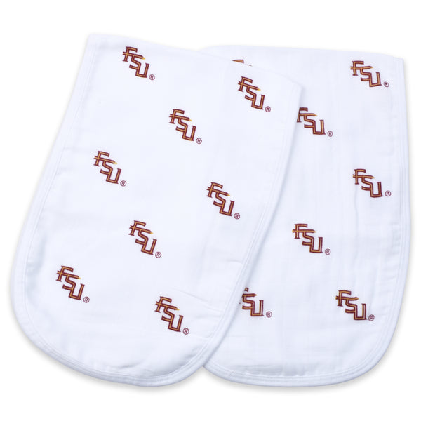 Florida State University 2pk Burp Cloth