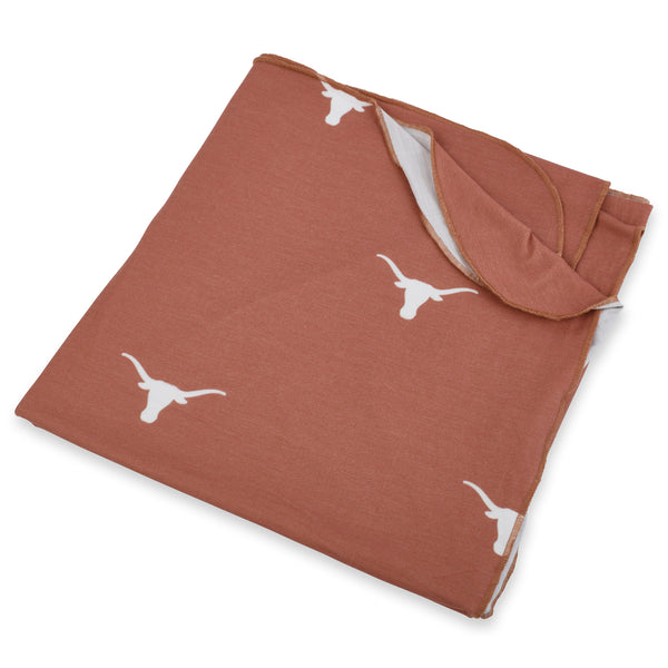 University of Texas Knit Swaddle