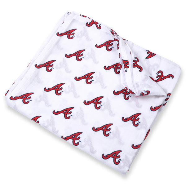 Atlanta Braves Swaddle Blanket