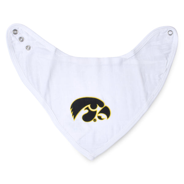 University of Iowa Tigerhawk Bandana Bib