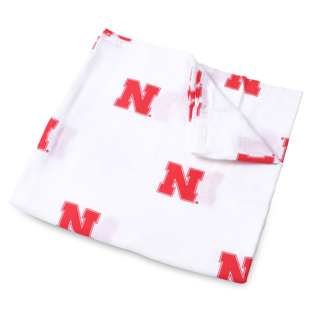 ***Pre Order*** University of Nebraska Swaddle Blanket