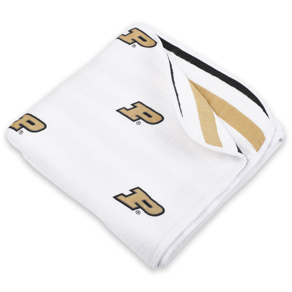 Purdue University Muslin Blanket