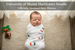 Newborn baby wrapped in University of Miami Hurricanes muslin swaddle, soft breathable orange and green fabric, ideal for newborn comfort and Canes team spirit
newborns"