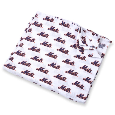 thumbnail image 2 of West Virginia University Swaddle Blanket - Official WVU Flying WV Design 47x47 Inch Cotton Muslin 2 of 14