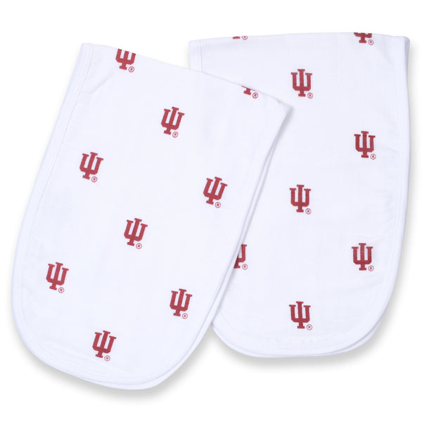 Indiana University 2pk Burp Cloths