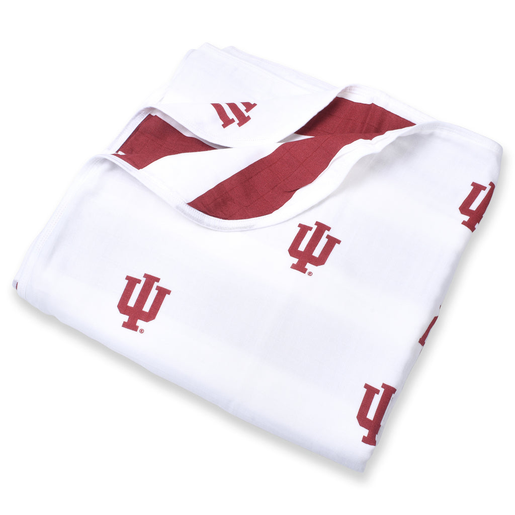 Indiana University Muslin Blanket