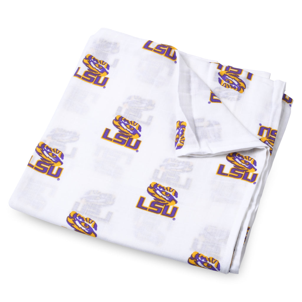 Louisiana State University Swaddle Blanket