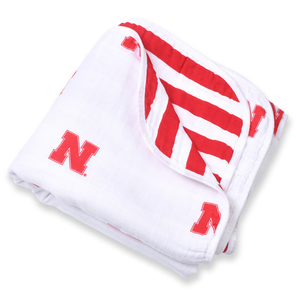 University of Nebraska Muslin Blanket