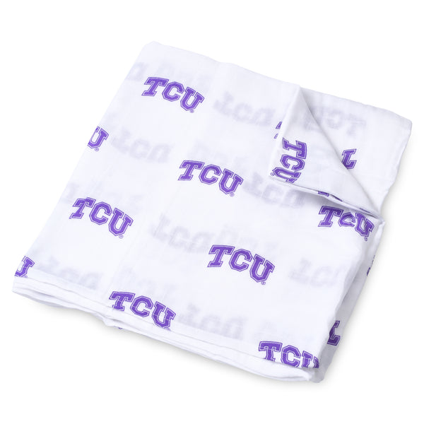 TCU Swaddle Blanket